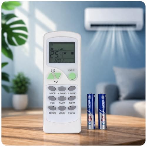 Image of Electronic Spices AC Remote | Compatible with Onida AC (Model AC-7C) with AAA Batteries