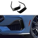 Fewshaw Carbon Fiber Front Bumper Grille Cover Trim Accessories For 2024-2026 Ford Mustang GT/GT Premium (type 2)