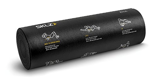 SKLZ Memory Foam 20-Inch Foam Roller with Self-Guided Rolling Illustrations