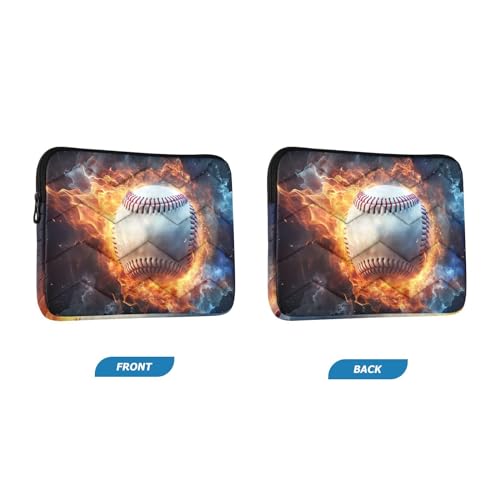 Funda para portátiles Fire Baseball Lightning 13-14 pulgadas miniatura 2