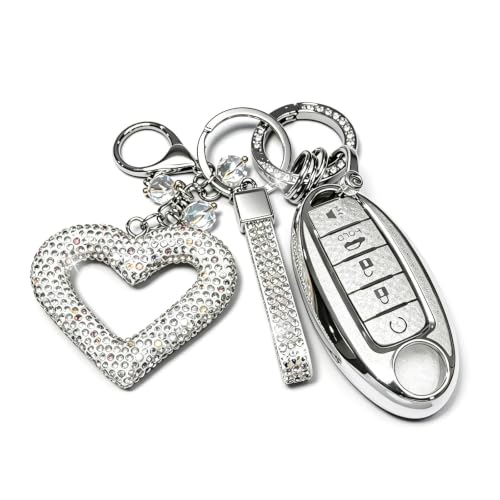 Funda para llavero Nissan Rogue regalo para mujer con llavero de corazón