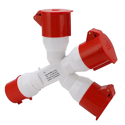 Enchufe industrial IP44 con 3 salidas para multiplicar su energía en obra
