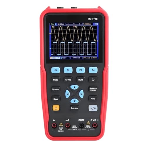 UT81A+ UT81B+ Digital Oscilloscope Multimeter UT81C+ UT81D+ Portable Signal Generator 50MHZ 100MHZ Dual Channels