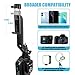 Performance Master 86 Inch 360° Rotation Extendable Selfie Stick & Tripod Stand with Dual Bluetooth Wireless Remote and 2 LED Fill Light and Phone Holder Compatible with iPhone Android Cameras Gopro