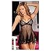 EVBEA Lencería Mujer Erótica Babydoll con Tanga Ropa Interior Dormir Sexy Vestido...