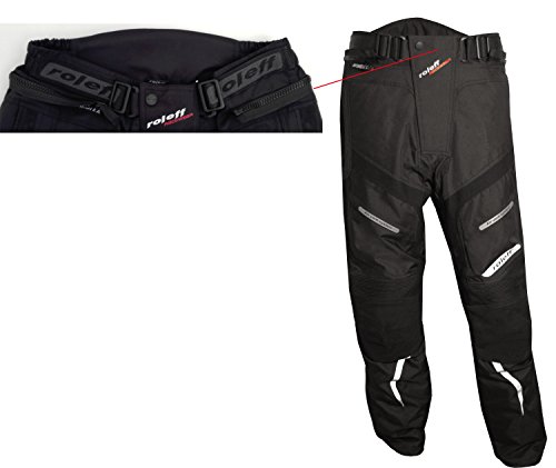 ROLEFF RACEWEAR Pantaloni Moto in Pelle/Tessuto