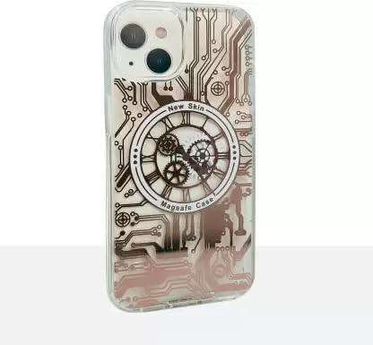 Image of AIBEX Mechanical Series Compatible with Apple iPhone 13 Slim Full-Body Stylish Protective Polycarbonate Case with Built-in Screen Protector Bronze