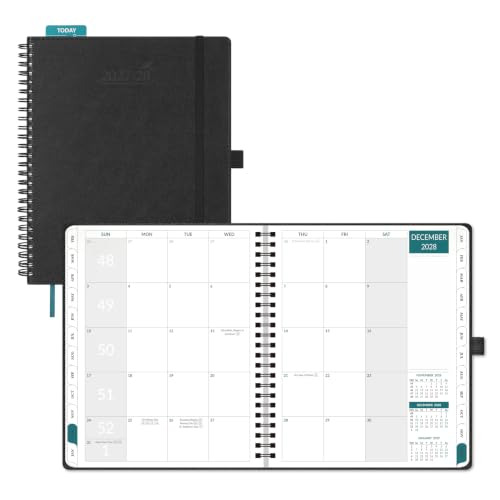 BEZEND Monthly Planner 2027-2028, 2-Year Calendar Book (7"x9") 120GSM Paper