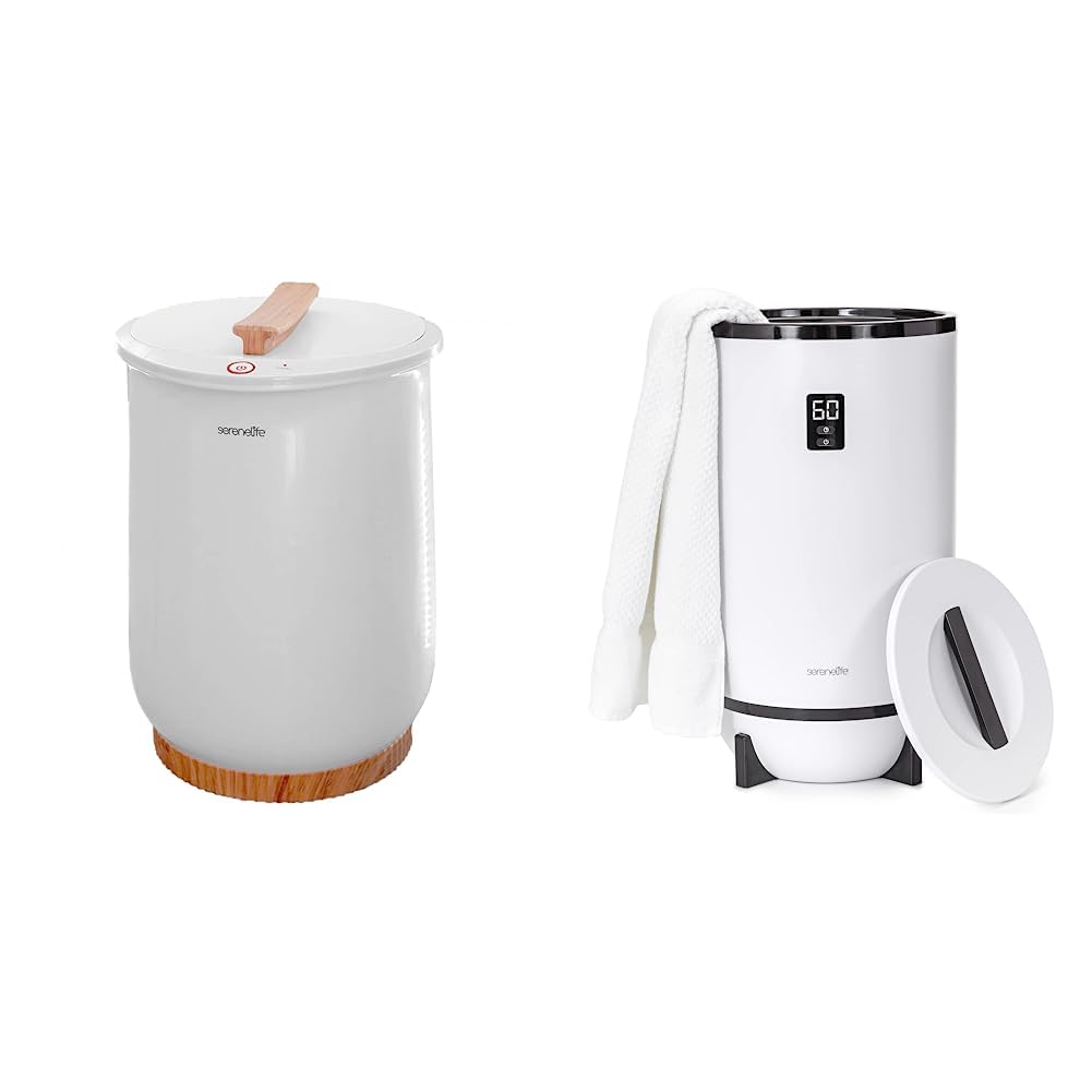 Amazon.com: SereneLife Bucket Towel Warmers, White Large Towel Warmer for  Spa and Bathroom, Luxury Towel Heater u0026 Bucket Towel Wamers, with  Customized Fragrance for Spa and Bathroom, Luxury Towel Heater : Everything
