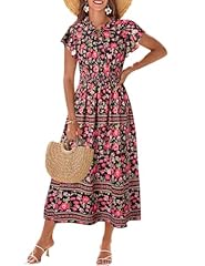 Black With Red Flower