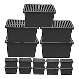 Kisangel 15pièces Cage de Transport pour Tortues Boîte Élevage Plastique...