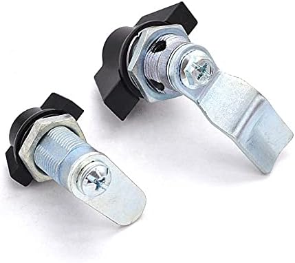 Cam Lock,Security Mailbox, 2PCS Door Drawer Cupboard Locker T Plastic Handle Cabinet Furniture Locks with Keys Hardware(Sk108152 Small)