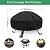 MBCOVER Fire Pit Cover Round for Fire Pit 22 Inch – 34 Inch, Heavy Duty 420D Oxford Fabric Fire pit Cover Round