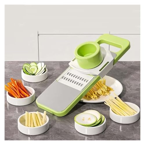 Cortador multifunción de verduras con 5 cuchillas de acero inoxidable miniatura 3