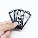 Adiyer [24 Pack] Black Office Library File Drawer Cabinet Card Tag Label Holder Metal Frame 83mm x 30mm