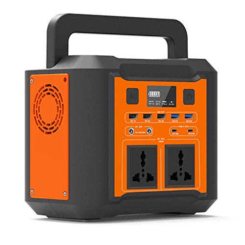 SSCYHT Accumulatore Energia Portatile 296Wh Generatore Solare Domestico 300W Batteria al Litio Ricaricabile con Presa AC Adatta per Esterno Campeggio Viaggi Avventura,220v