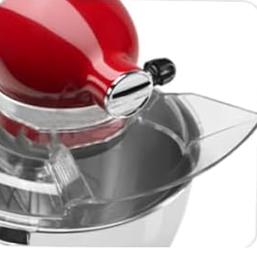 Replacement 6 QT Bowl-Lift Stand Mixer One piece Pouring Shield For stainless steel bowl, Compatible with KitchenAid Bowl-Lift mixer(KN256PS), models KV25G/KP26M1X. by CXQ - Image 3