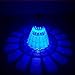 ZHENAN LED Badminton Shuttlecocks Lighting Birdies Shuttlecock Glow in The Dark Badminton for Indoor Outdoor Sports Activities(Nylon_4pcs)