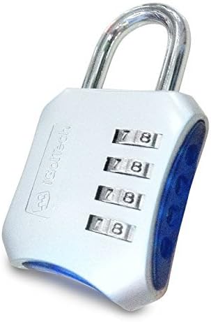 iGotTech Heavy Duty Gym Lock: 4 Digit Combination Padlock