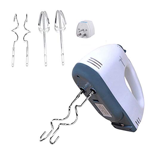 KKmoon Batedeira elétrica de mão Batedor de ovos 7 velocidades Easy Mix Good Grips Batedeira de bolo
