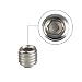 QLOUNI 200pcs Tornillos Prisioneros de Cabeza Hexagonal de 304 Acero Inoxidable de...