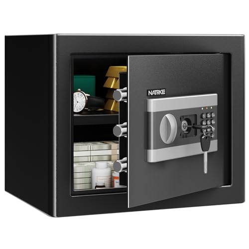 中型家庭/業務用耐火金庫TEN-KEY TYPE テンキー式耐火金庫 日本製 KS-20e-f 20L 日本アイ・エス・ケイ