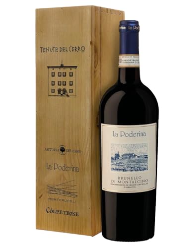 Brunello di Montalcino DOCG La Poderina 2020, 0,75 ℓ, Cassetta di legno