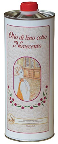 Cera Novecento 8211 Olio Di Lino Puro Cotto, Neutro, 1 Litro