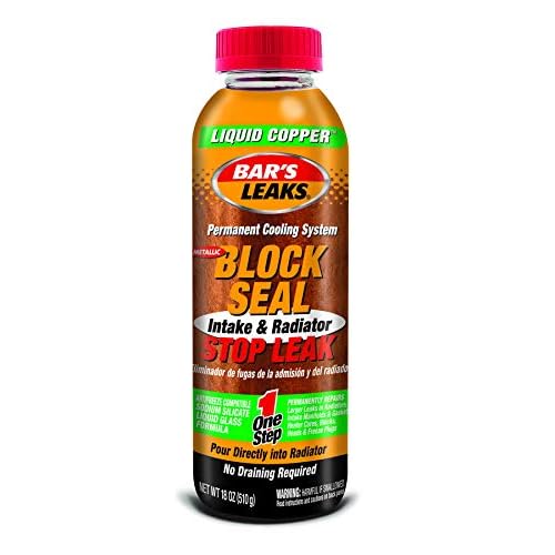 Bar's Leaks 1109 Block Seal Liquid Copper Intake and Radiator Stop Leak - 18 oz.