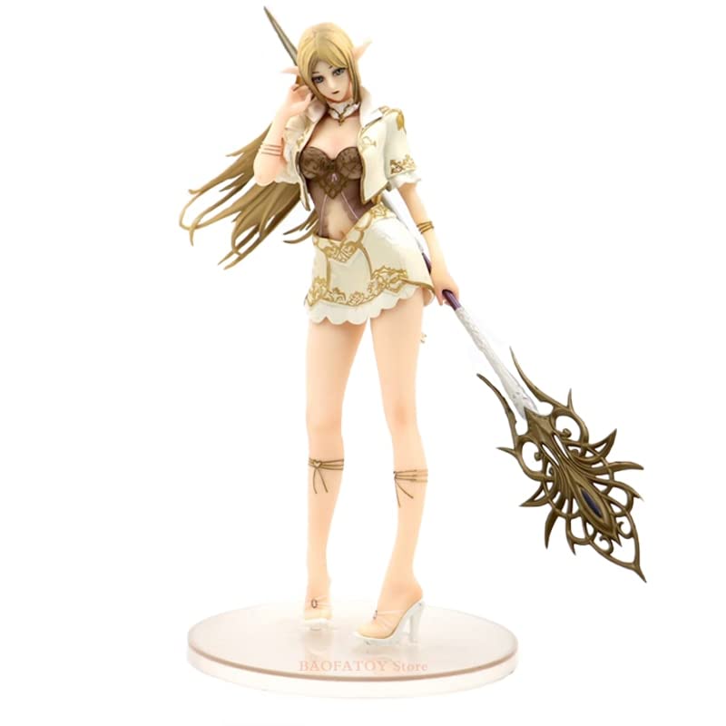 NmomoytuLineage Heaven 2 Anime Figure Elf Female Mage Action Figure Anime Girl Adult Collection Model Doll 24cm