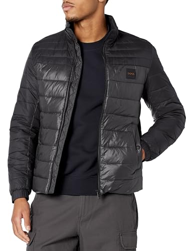 Image of BOSS mens Lightweight Nylon Insulated Puffer Jacket