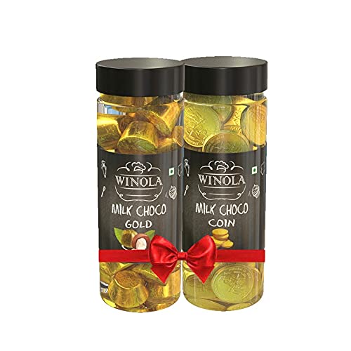 Winola Chocolate Gift Pack | Combo Of Chocolate Coin, Milk Choco Gold (Pack Of 2), 315 Gram (B09HMT733D) Amazon Price History, Amazon Price Tracker