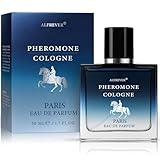 ALFREVER Pheromone Cologne for Men, Long Lasting Perfume for Men, Captivating Unique Aromatic to Enhance Image, Premium Perfume Oil for Day & Night Use