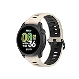 StarMei-HJXD Cinturino per orologio in silicone da 22 mm (fibbia in silicone abbinata) compatibile con COROS PACE 4, Xiaomi Watch 5, Realme Watch 5 e altri smartwatch da 22 mm, adatto per polsi da 14