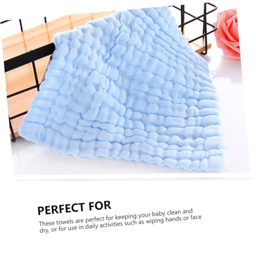 DECHOUS 6-Pack Baby Muslin Washcloths Soft Absorbent Cotton Towels for Infants for Burping and Drooling Newborn Hand Towels Baby Shower2