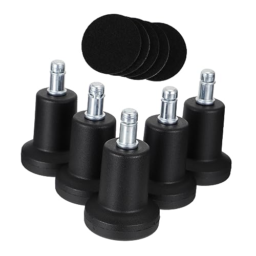 OSALADI 5pièces Chaise Roulette Fixe Pour Bureau Roulettes De Chaise Enfichables Pratiques Et Durables Pour De Bureau