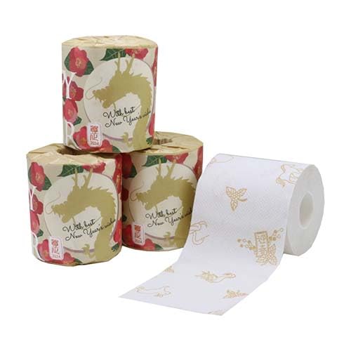 Amazon.co.jp: イトマン 2024年干支トイレットペーパープリント