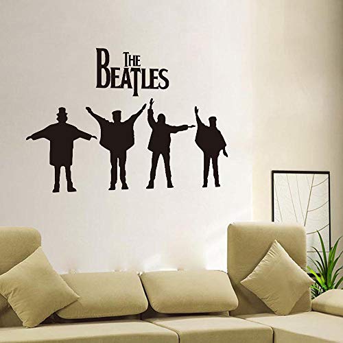 Autocollants Canapé fond mur-Beatles chambre à coucher canapé fond personnalisation murale – 8192 - Les Beatles, Paul McCartney, John Lennon, RIngo Starr, George Harrison Autocollants Canapé fond mur-Beatles chambre à coucher canapé fond personnalisation murale - 8192