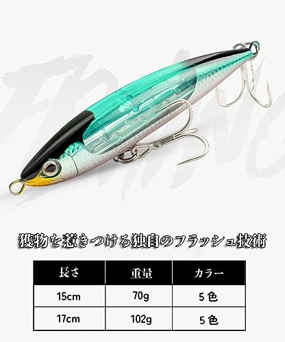 ヤマト商事 プレミアムペンシルルアー 15cm70g