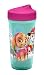 Zak Designs Toddlerific Perfect Flo Toddler Cup with Paw Patrol with Pink Lid, Double Wall Insulated Construction and Adjustable Flow Technology, Break-resistant and BPA-free Plastic, 8.7oz
