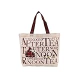 [ アフタヌーンティー リビング ] AfternoonTea LIVING エコバッグ・買い物バッグ JM67 スリットポケット付きロゴバッグ/PEANUTS/Afternoon Tea Original Tartans アイボリー