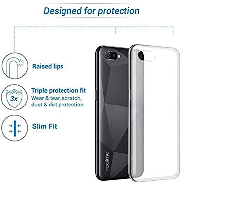 Image of Back Cover Compatible Model for Oppo Realme RMX1945 - Realme C2 - Transparent