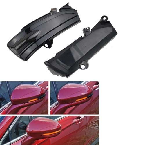 Intermitentes dinámicos de espejo para coche con luz secuencial lateral 2013-2018 2