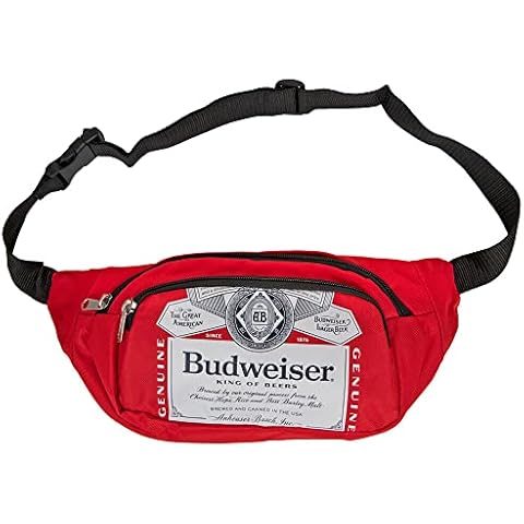 Budweiser Fanny Pack Cooler, Insulated Fanny Pack for Beer and Beverages, Portable Cooler for Outdoors, Camping and Parties Cover