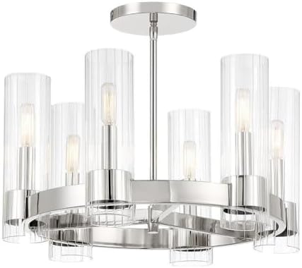 Minka Lavery Vernon Place 20 1/4" Wide Chrome 6-Light Chandelier