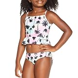 Hurley Girls' Tankini Swimsuit Set Size 5/6