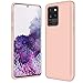 Produktbild Conie® Basic Backcove Hülle für Samsung Galaxy S20 Ultra, [ Microfaser Innenfutter ] Schutzhülle sturzsichere Hülle aus TPU Anti Fingerprint Rückschale, Galaxy S20 Ultra Case Rosa