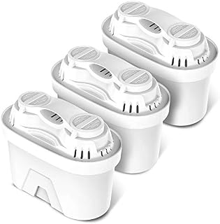 LEVOIT LV110WP Water Pitcher Replacement Filters (3 Pack), 5-Layer Filtration, Safe BPA-Free Purifier