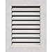 Ekena Millwork GVWVE18X3001RFPWR Vertical Gable Vent Gable Vent, 18"W x 30" (23"W x 35"H Frame Size), Western Red Cedar, Primed