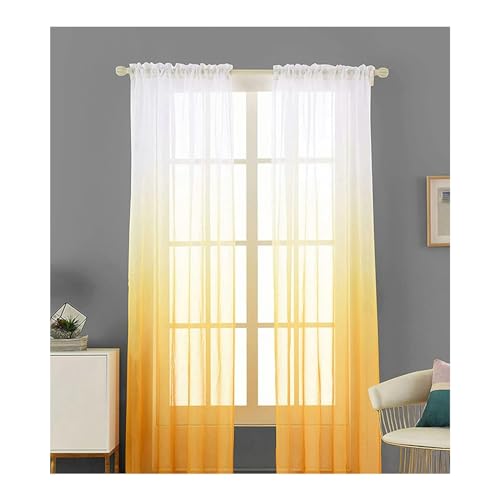 ���_���ȃC�G���[�ƃz���C�g�̃{�C�����n���g�p�����A�������̂���O���f�[�V�����E�B���h�E�J�[�e��2���Z�b�g�i���r���O���[���p�A���b�h�P�b�g�t���A�|���G�X�e�����A244 x 102 cm�jSlish Home Decor